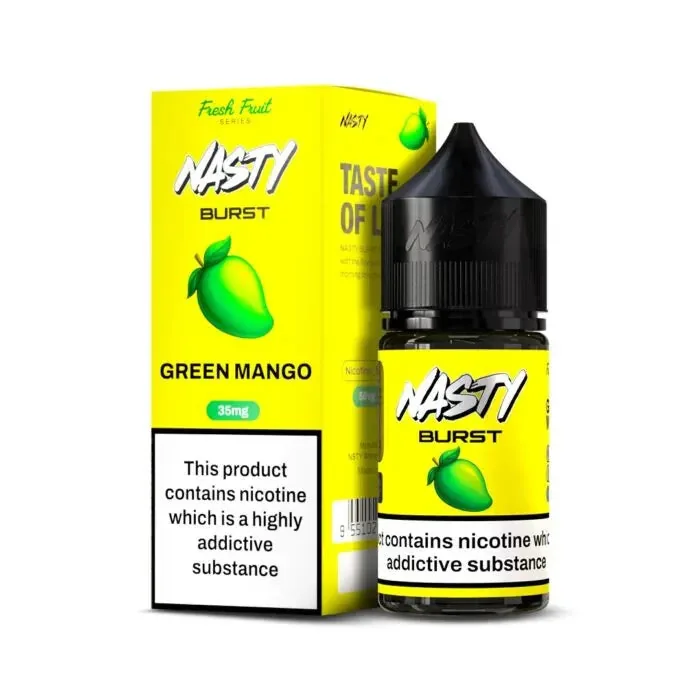 Nasty Burst Nic Salts – Green Mango